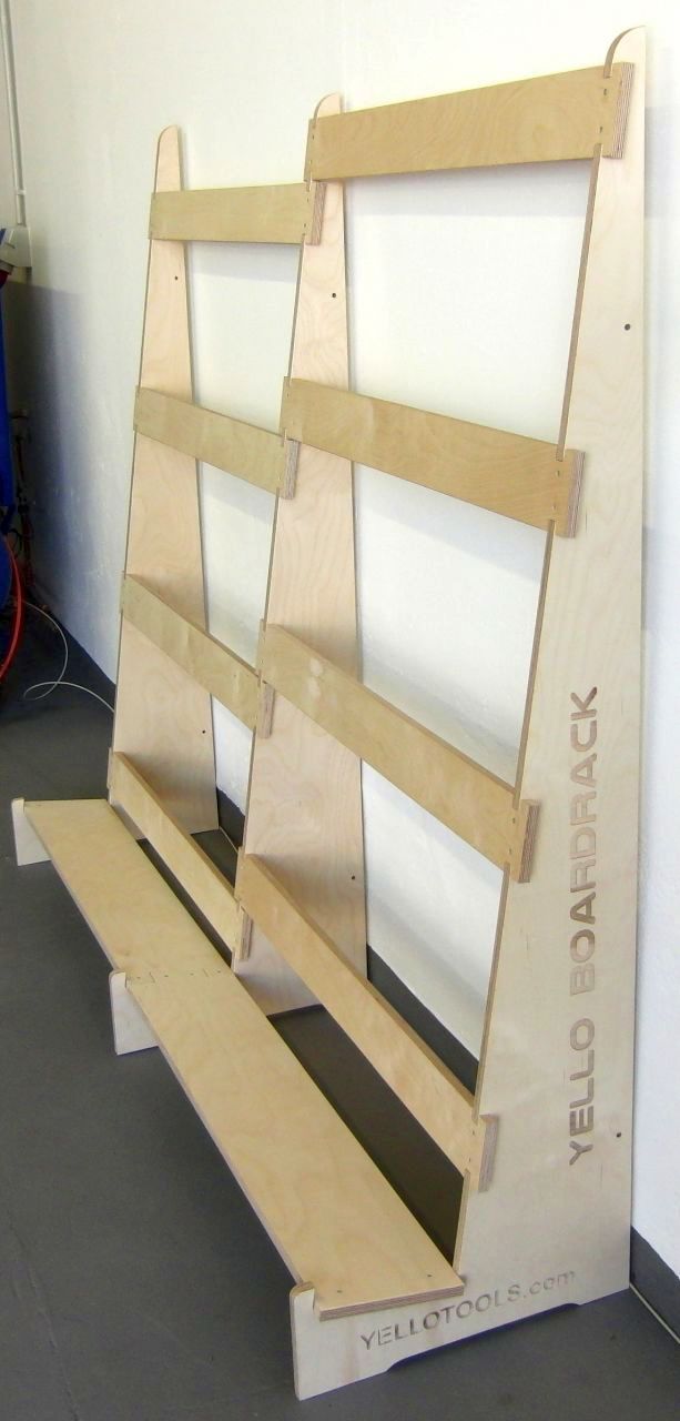 YelloBoard Rack | Shelf for signmaking materials